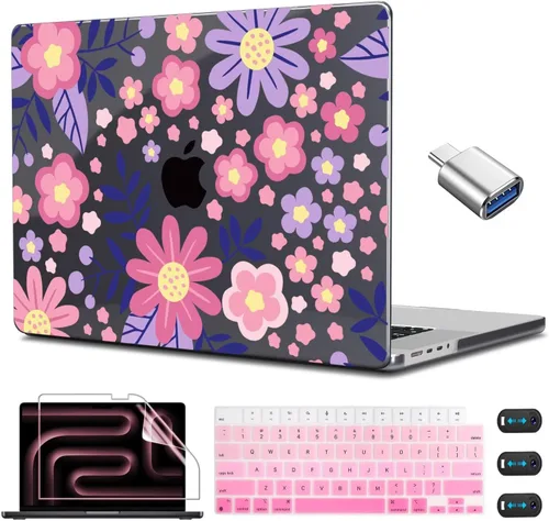 Vista 35 de CISSOOK Funda para MacBook Pro de 14 pulgadas 2025-2021 Release M5 A3434 M4 A3401 A3112 A3185 M3 A2918 A2992 M2 A2779 M1 A2442, carcasa rígida