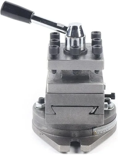 Vista 7 de Mini Torno de Metal Herramientas Asamblea AT300 Mini Torno Rápido Metal Cambio Herramienta Poste & Titulares Torno Asamblea de Torno Metalworking