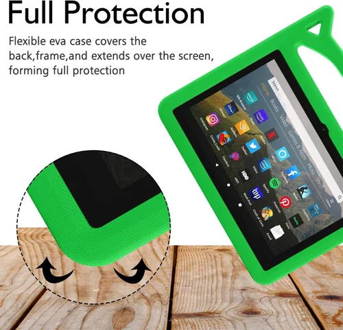 Vista 5 de Dinines - Funda para tablet de 8 pulgadas a prueba de niños (para versión 2022 y 2020, 12ª y 10ª generación), ligera, a prueba de golpes