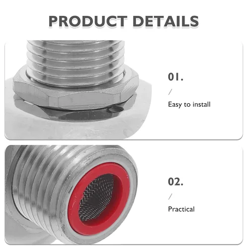 Vista 4 de Float Valve for Water Tank - 1 Inch Top Inlet Automatic Water Level Control Stainless Steel Valve for Pool, Tower, Livestock Troughs