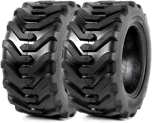 Vista 16 de Juego de 2 neumáticos 16x6.50-8 - 4PR resistentes sin cámara, neumáticos de repuesto para tractor de césped con banda de rodadura estriada profunda