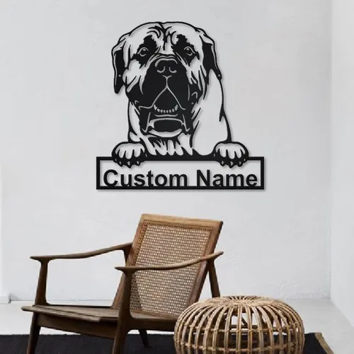 Vista 32 de Letrero de madera personalizado de perro Airedale Terrier Letrero de madera personalizado Airedale Terrier Airedale Terrier divertido Regalo