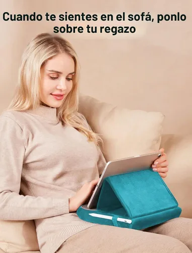 Vista 3 de JSAUX Soporte de almohada para tableta, soporte para tablet para regazo, cama y escritorio, compatible con iPad Pro 11 10.5 9.7 10.2 Air Mini