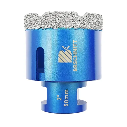 Vista 25 de Broca de núcleo de diamante de 1/4 de pulgada para baldosas de porcelana, cerámica, mármol, granito, perforación, 2 piezas de sierra de diamante