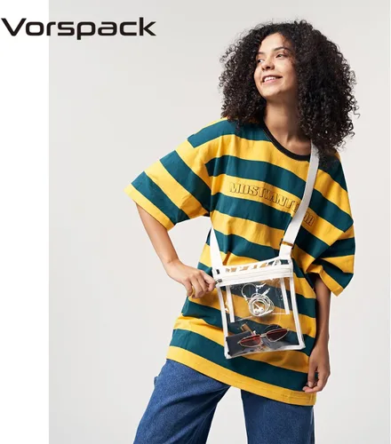 Vista 11 de Vorspack - Bolso transparente aprobado para estadios - Bolso cruzado de TPU para mujeres - Concierto