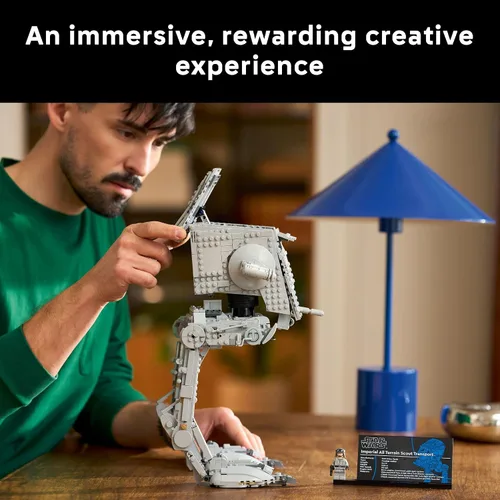 Vista 3 de LEGO Star Wars at-ST Walker Juego de construcción – Bloques de construcción para adultos para fanáticos a partir de 18 años – Kit