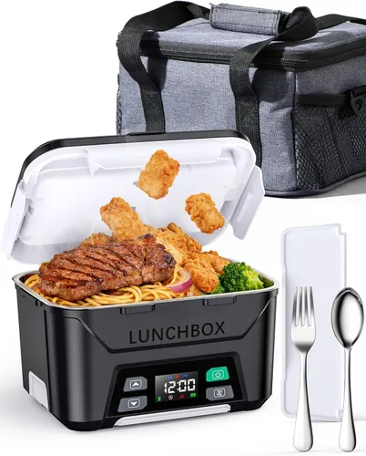Vista 12 de EAST OAK Cordless Electric Lunch Box for Adults, Heated Lunch Box Battery Powered with Automatic Heating, 5.5 Cups Portable Food Warmer with