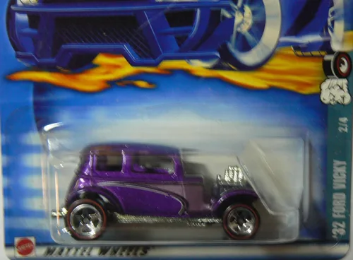 Vista 2 de Hot Wheels 2002-104 Purple '32 Ford Vicky 35th Anniversary Escala 1:64 por Hot Wheels