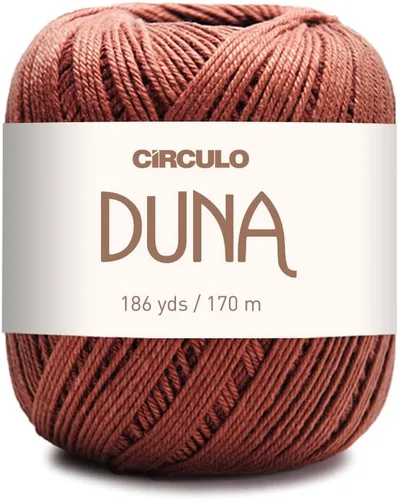 Vista 27 de Círculo Hilo Duna – 186 yardas, 3.52 onzas – Hilo DK de peinado ligero – 100% algodón virgen brasileño mercerizado, perfecto para tejer y hacer