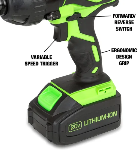 Vista 3 de OEMTOOLS 24481 Llave de impacto (uso pesado, llave de 1/2 pulgadas. de ion de litio), 1 unidad