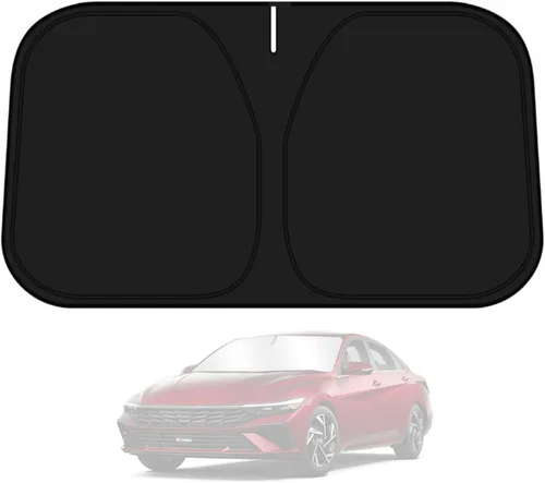 Vista 39 de D-Lumina Parasol para parabrisas para Nissan Rogue 2014-2020 (no para Rogue Sport y Rogue 3ª generación), parasol para ventana delantera, protector