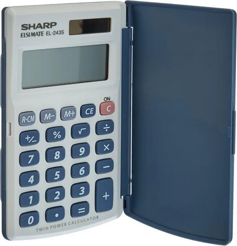 Vista 6 de Sharp Calculadoras EL-243SB Calculadora de bolsillo de 8 dígitos