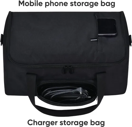 Vista 4 de Funda de transporte portátil para viaje, compatible con Ultimate Ears Hyperboom Altavoz Bluetooth inalámbrico portátil y doméstico (negro)