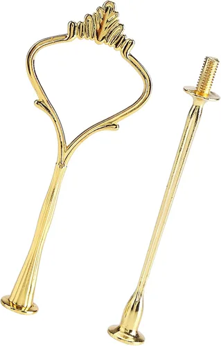 Vista 7 de Soporte de placa de pastel de varios niveles para bandeja de cupcakes para tartas, soporte de montaje de platos de frutas