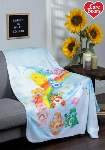 Vista 2 de elope Care Bears Care-a-Lot - Manta para niños, color ST, estándar