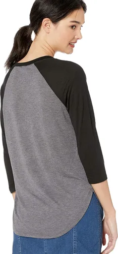 Vista 3 de Marvel Venom Crest Junior's Fashion Raglán oficial para mujer, Producto oficial de Marvel Venom Crest Junior's Fashion Raglan, XS