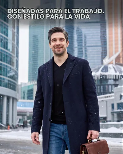 Vista 7 de Camisas 100% de lana merino para hombre - Camisa térmica de manga larga .190 Azul oscuro