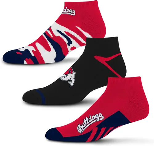 Vista 22 de For Bare Feet Paquete de 3 calcetines tobilleros unisex para adultos de la NCAA Camo Boom