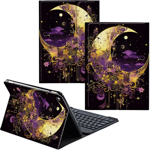 Vista 93 de Funda para Samsung Galaxy Tab S6 Lite 2022/2020 Teclado Inalámbrico Desmontable y Cubierta De Soporte De Cuero PU Funda Protectora Para Samsung