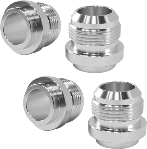 Vista 2 de An16, 16 un billete masculino 6061t6 soldadura de aluminio en Bung de montaje (4PCS)