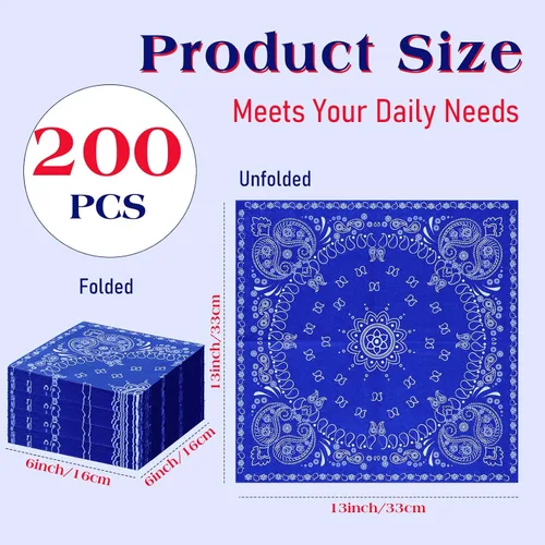 Vista 2 de Teling 200 servilletas de papel de 2 capas, servilletas de papel desechables para fiesta occidental, servilletas desechables con estampado