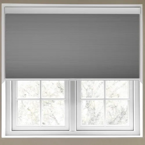 Vista 23 de Persianas celulares opacas con diseño de panal para ventanas, persianas sin cordones con diseño de panal para oscurecer la habitación, persianas
