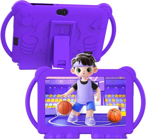 Vista 8 de Tablet para niños de 7 pulgadas para niños y niñas, tabletas Android para niños, 4 GB RAM 32 GB ROM, tableta para niños pequeños, WIFI Bluetooth