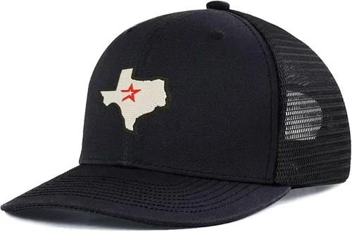 Houston Texas Gorras De Camionero De Malla Personalizadas Gorras Unisex Bordadas Gorras Negro