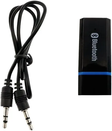 Vista 3 de Adaptador USB Bluetooth, receptor de audio USB Bluetooth inalámbrico para sistema de sonido estéreo de hogar/coche, altavoces portátiles con entrada