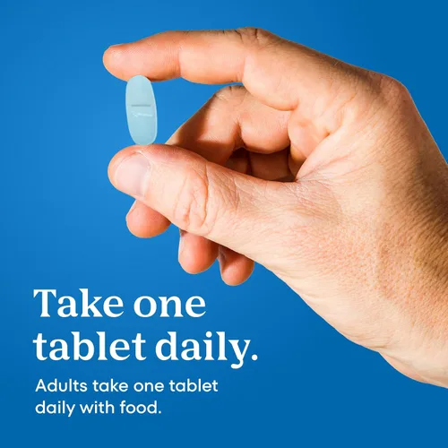 Vista 5 de One A Day Multivitamínico Healthy Advantage para hombres con vitaminas A, C, E, B6, B12, calcio y vitamina D, tableta, 200 unidades (paquete de 1)