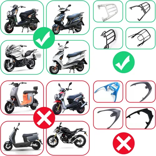 Vista 7 de 35L Motorcycle Top Case, Motorcycle Daily Tail Box Trunk Lockable Storage Carrier Plastic Case with Soft Backrest Universal Mounting for Helmet