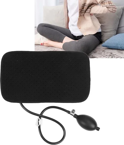 Vista 9 de ZJchao Almohada lumbar inflable, almohada de apoyo lumbar inflable, cojines de asiento trasero, almohada de apoyo lumbar sólido lavable, soporte