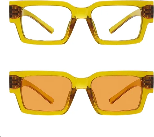 Vista 337 de Eyekepper Gafas de luz azul para hombre y mujer, paquete de 6 lentes Pilot Paquete de 6 color mezclado