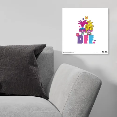 Vista 4 de Trends International Gallery Pops Trolls Band Together - Póster de pared Tiny Trolls BFF de pared, 12.00 x 12.00 pulgadas, versión de marco negro