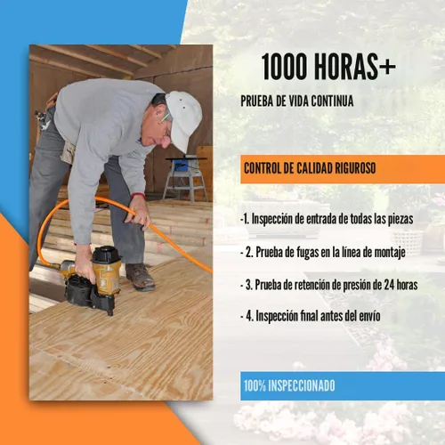Vista 7 de Compresor de aire eléctrico sin aceite silencioso, 68 dB, tanque de aire de 1 galón