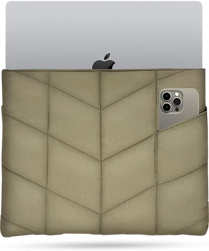 UZBL Funda acolchada para laptop de 13 a 14 pulgadas, funda de almohada compatible con MacBook Air M3 2024 M2 M1, MacBook Pro de 13 x 14 pulgadas