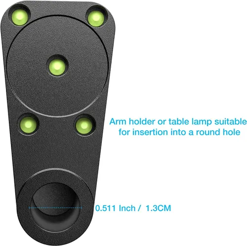 Vista 6 de Moukey Abrazadera de montaje en mesa de escritorio en forma de C para micrófono, micrófono, brazo de suspensión, soporte de brazo de tijera