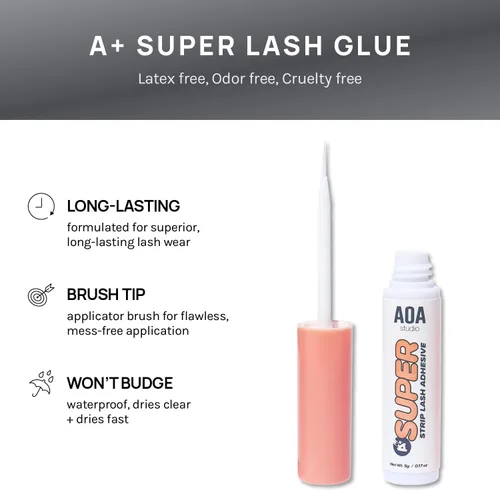 Vista 6 de AOA Studio Alexis - Juego de 6 pares de pestañas postizas naturales hechas a mano con pegamento y pinzas, volumen natural, reutilizables, pestañas