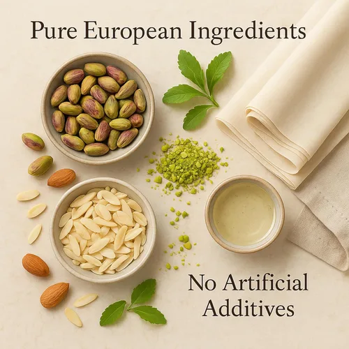 Vista 6 de ANDY ANAND CHOCOLATIER Baklava sin azúcar, pastelería turca de Baklava con nueces, deliciosa caja de regalo comestible con pistacho, nuez