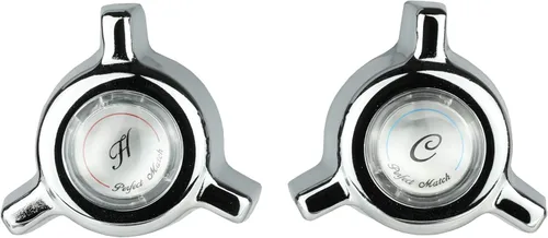 Vista 4 de Danco 88089 Mangos calientes/fríos para grifos de grúa, cromados