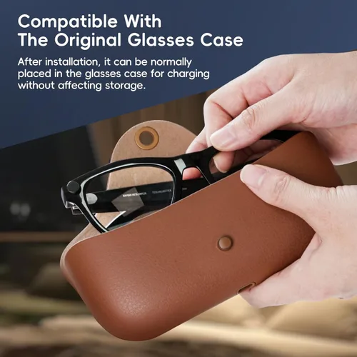 Vista 6 de Paquete de 6 Cubiertas de Luz LED para Gafas Ray-Ban Meta Way-farer/Skyler/Headliner (Gen 2) Cubierta de Cámara, Bloqueador de Luz LED Reutilizable