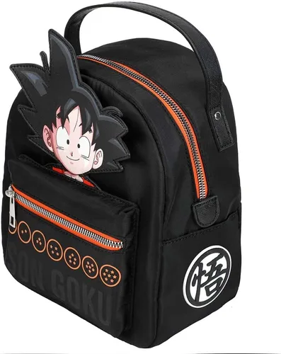Vista 3 de Bioworld Mini mochila Dragan Ball Z, Negro -, Goku