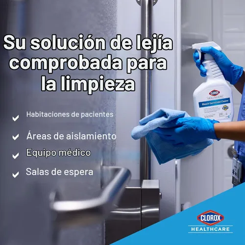 Vista 4 de Clorox Healthcare - Recambio de limpiador germicida de lejía, 128 onzas líquidas (el paquete puede variar)