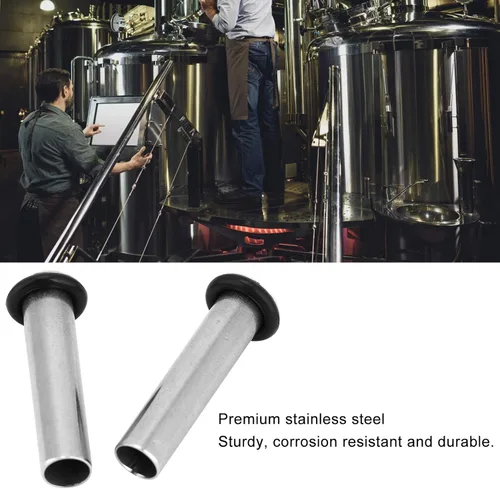 Vista 3 de Tubo de inmersión de gas, 2 piezas de tubo de inmersión de acero inoxidable para Cornelius Corny Keg Homebrew Draft accesorios de cerveza
