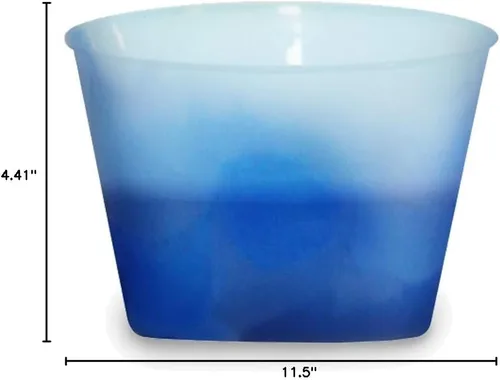 Vista 10 de AAkron Kit de helado reutilizable que cambia de color 4 cuencos, 4 cucharas, 12 pajitas, 1 cucharada reacciona a temperaturas frías y cambios