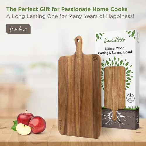Vista 4 de Boardlette Tabla de cortar de madera, tablas de cortar de madera para cocina, tabla de servir, tabla de cortar, tablas de cortar de madera
