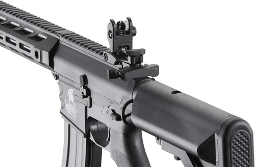 Vista 9 de Lancer Tactical Gen Il SPR Interceptor M4 Airsoft - Eléctrico completo/semiautomático, bolsa de 1000 balas BBS de 0.20g, batería y cargador