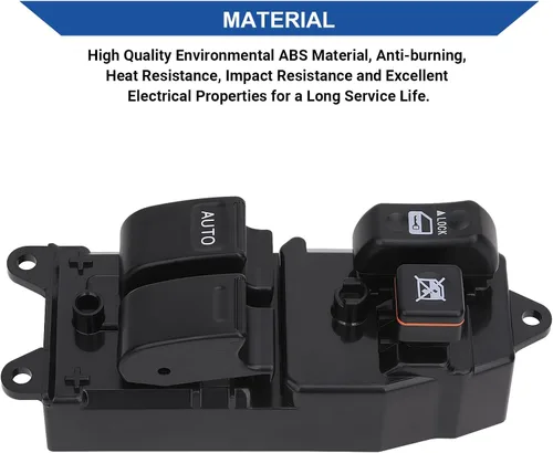 Vista 7 de Obaee - Interruptor maestro de ventana eléctrica para lado del conductor, compatible con Toyota Tundra 2000-2006 / Tacoma 2001-2011 / Sienna