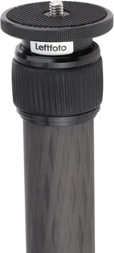 Vista 7 de Extensor de trípode de fibra de carbono,Poste de extensión de trípode de dos secciones,Barra de extensión telescópica de fotografía estabilizador