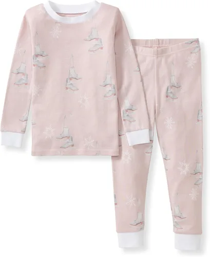 Vista 52 de Burt's Bees Baby Pijama de algodón orgánico para niñas, conjunto de pijama 100% algodón para niños pequeños y niños, tela suave y elástica Trébol